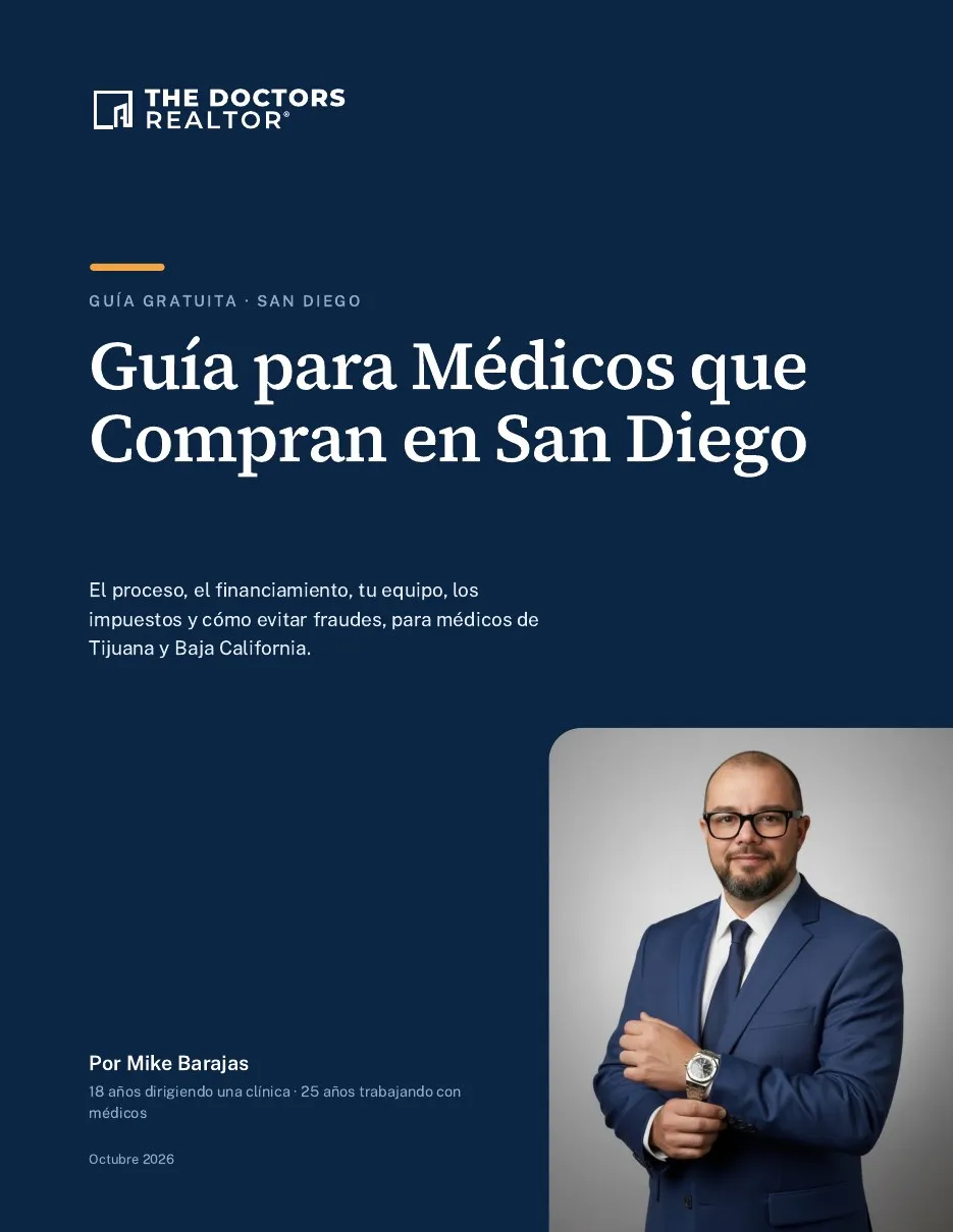Portada de la Guía para Médicos que Compran en San Diego